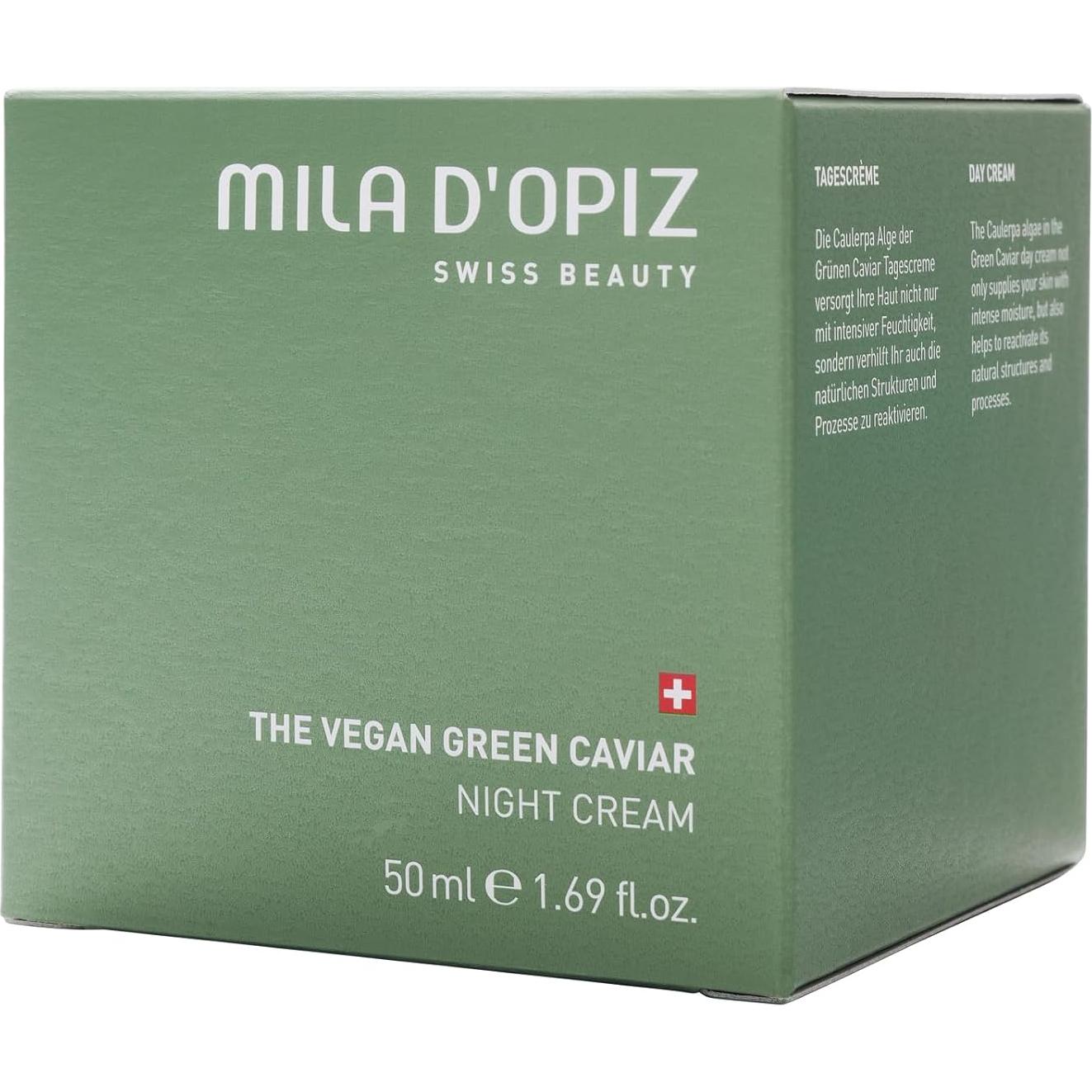 Crema Nocturna Vegana Mila d'Opiz Caviar Verde 47.6 g