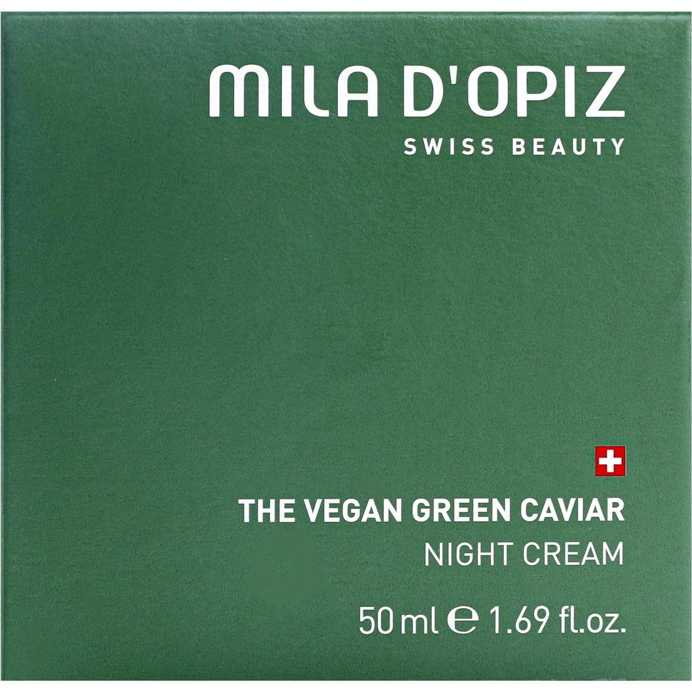 Crema Nocturna Vegana Mila d'Opiz Caviar Verde 47.6 g