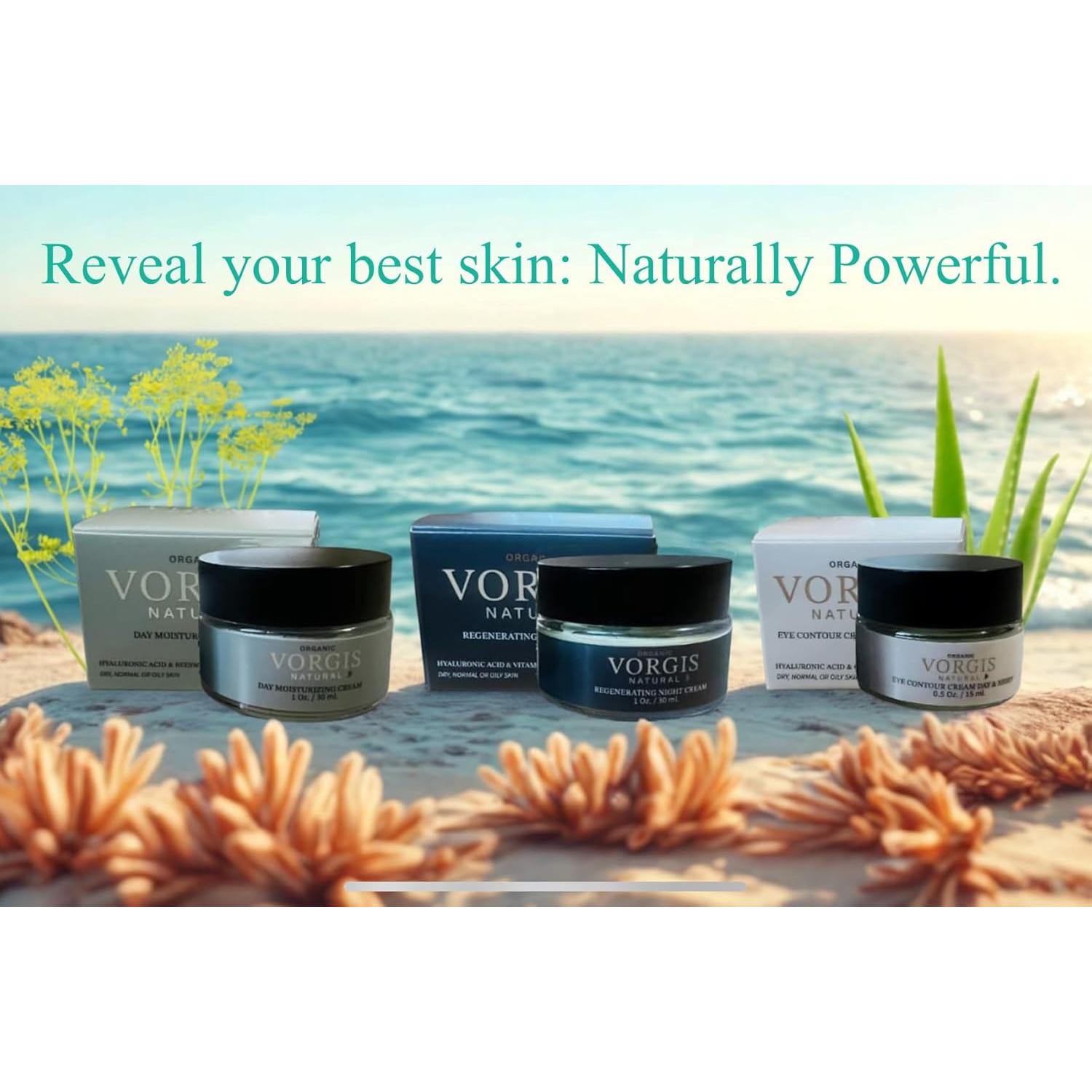 Crema Regeneradora Nocturna VORGIS NATURAL 96g Ácido Hialurónico