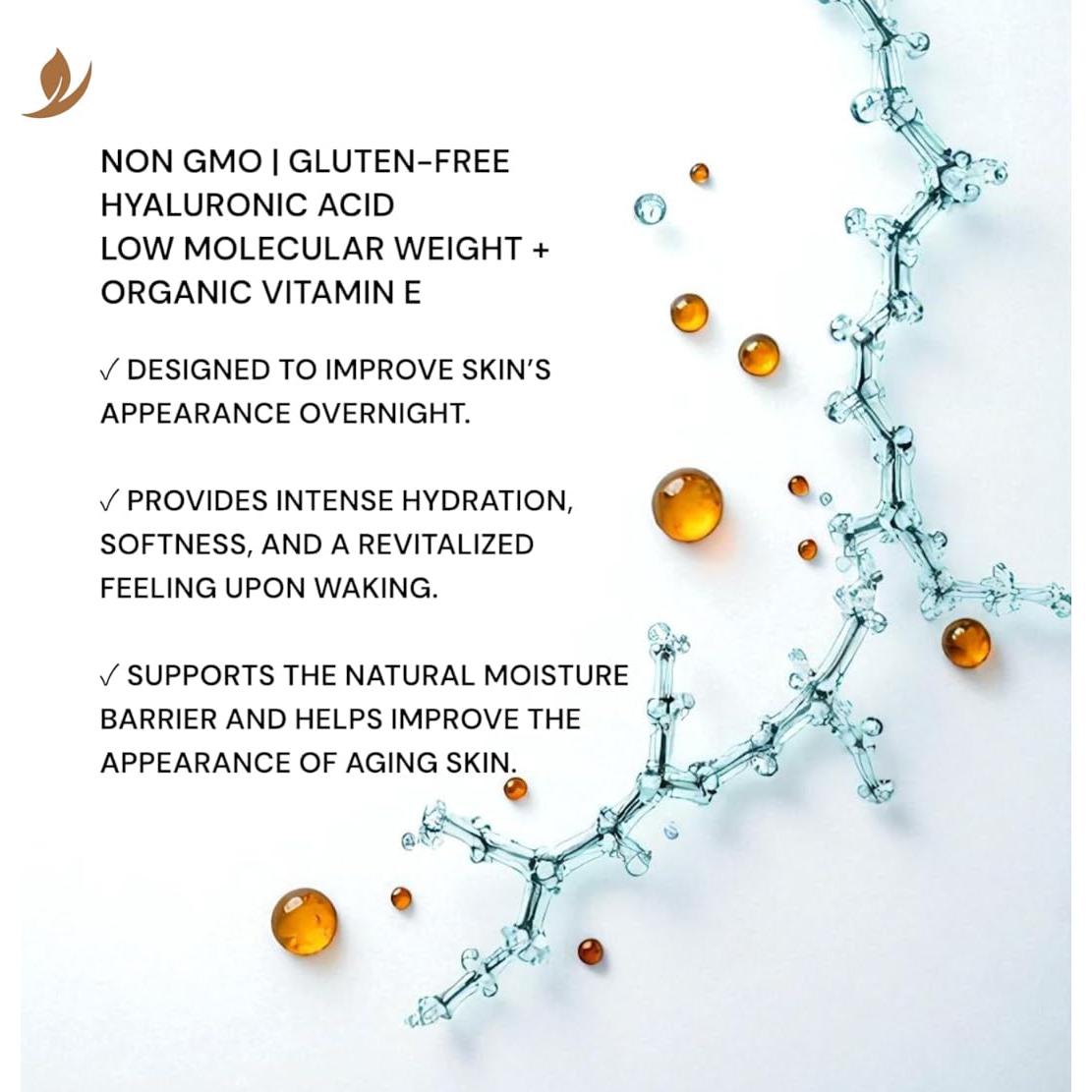 Crema Regeneradora Nocturna VORGIS NATURAL 96g Ácido Hialurónico