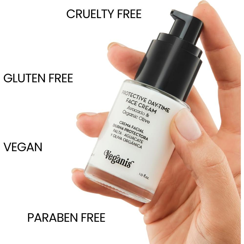 Crema Diurna Hidratante Facial VEGANIS 125g - Aguacate y Oliva