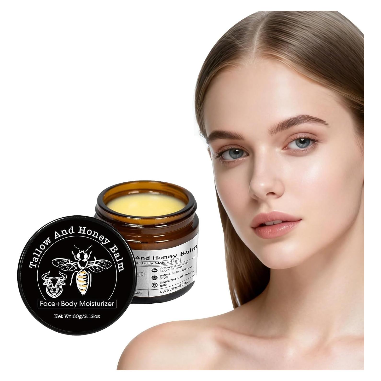 Crema Hidratante de Manteca de Sebo de Res con Miel 159g