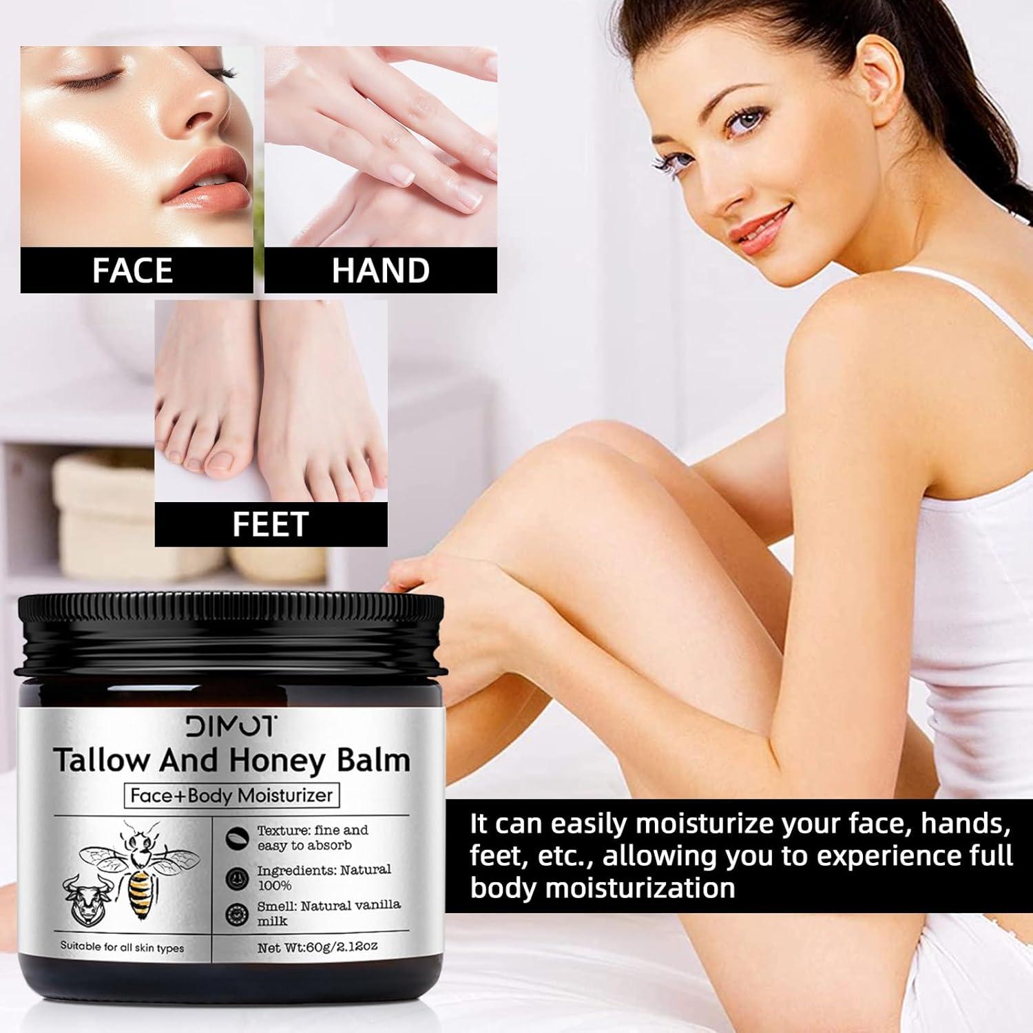 Crema Hidratante de Manteca de Sebo de Res con Miel 159g