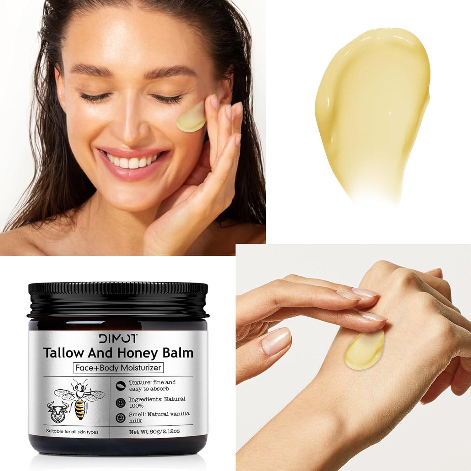 Crema Hidratante de Manteca de Sebo de Res con Miel 159g