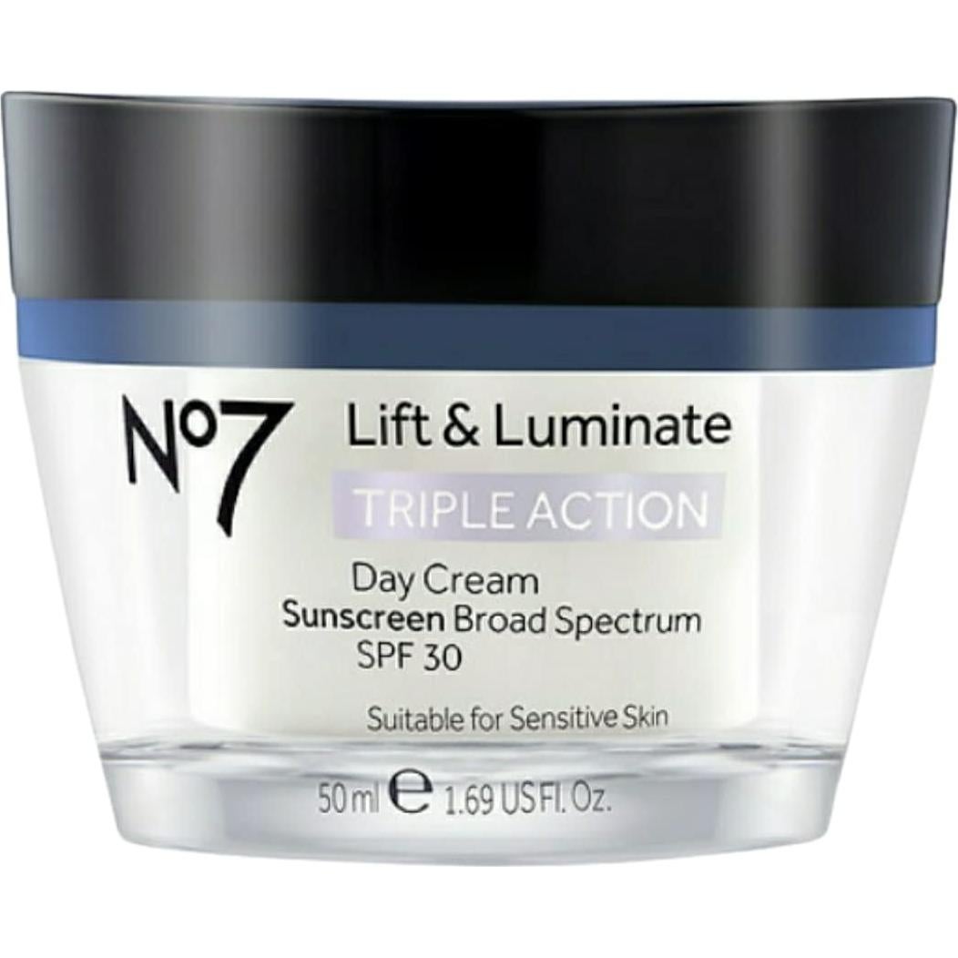 Crema Facial No7 Levanta y Ilumina Día y Noche 50 mL SPF 30
