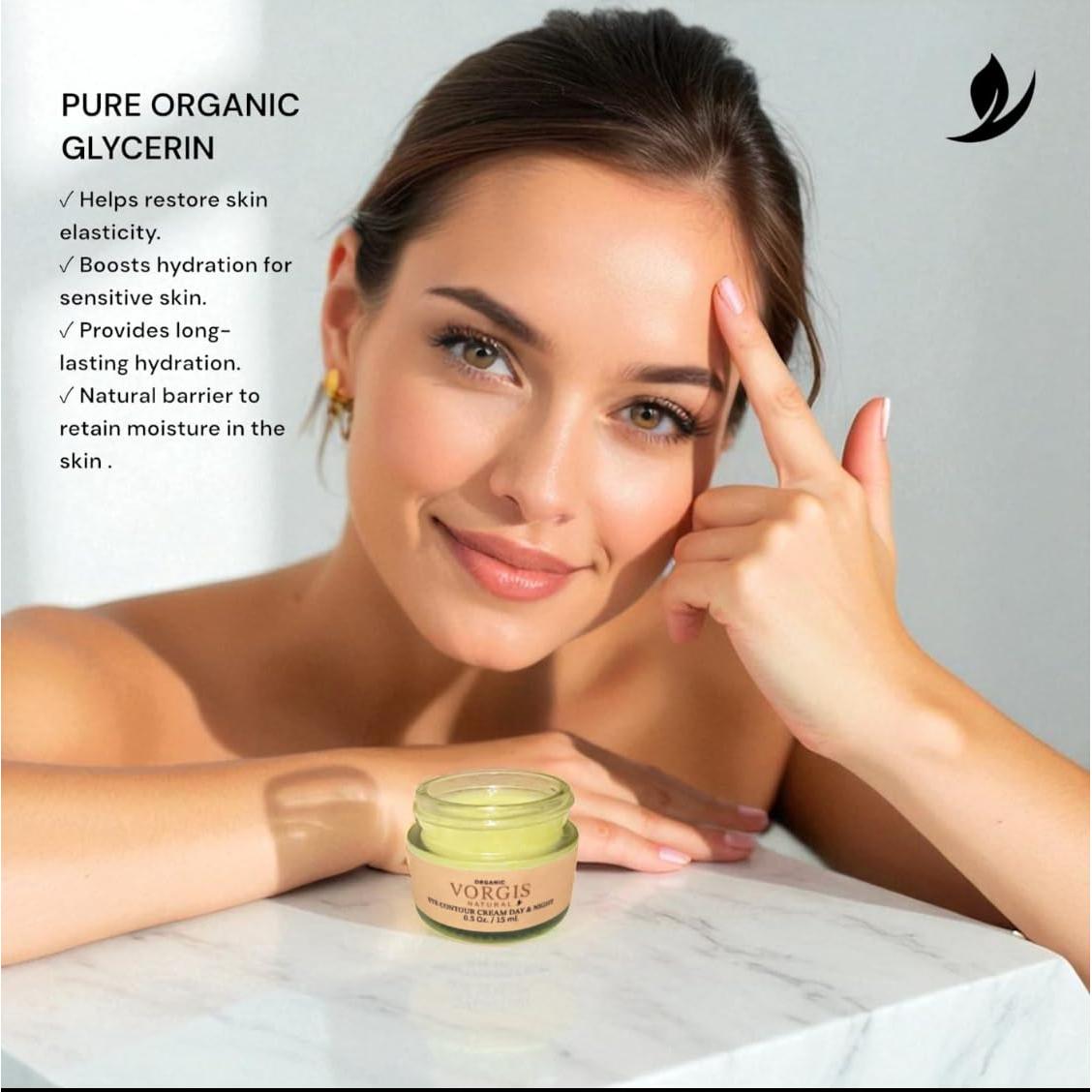 Crema Contorno de Ojos VORGIS NATURAL 15 ml Ácido Hialurónico