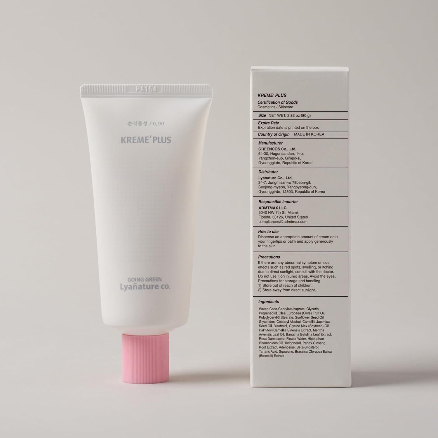 Crema Facial Nocturna Orgánica KREME' PLUS 80g - Hidratante con Vitamina C