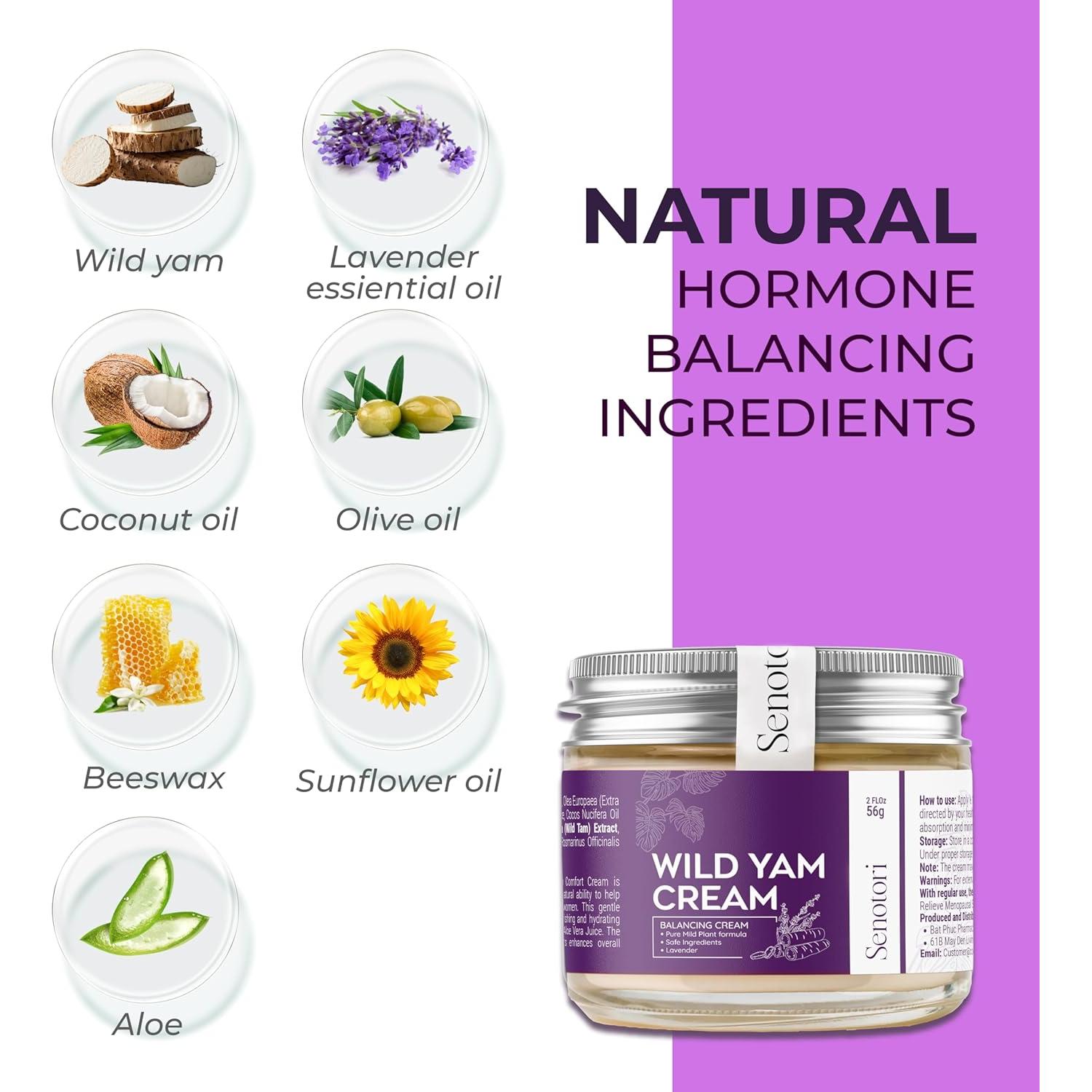 Crema de Ñame Silvestre Bat Phuc 60ml - Alivio Menopausia y PMS