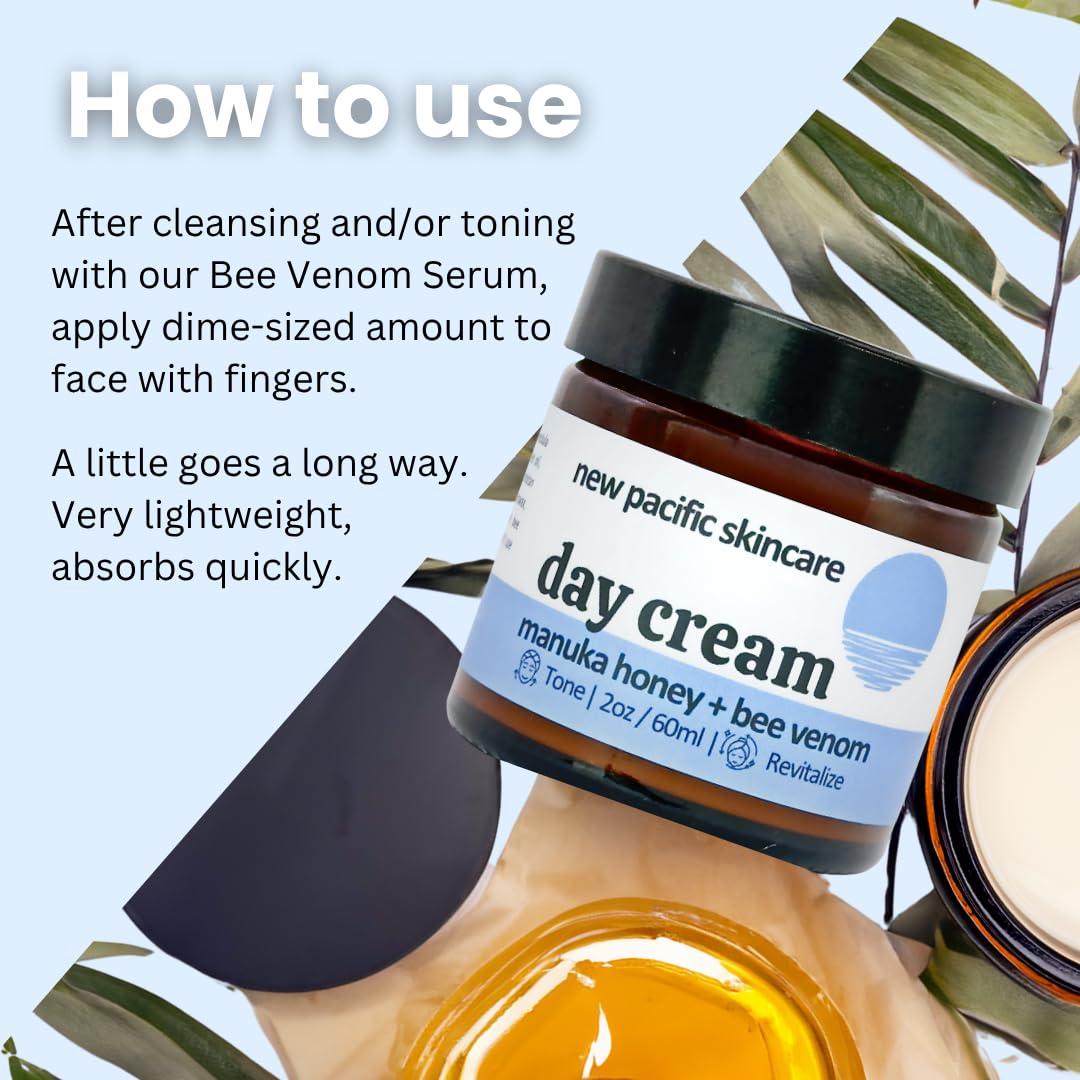 Crema Hidratante Anti-Envejecimiento New Pacific 56.7g Veneno de Abeja