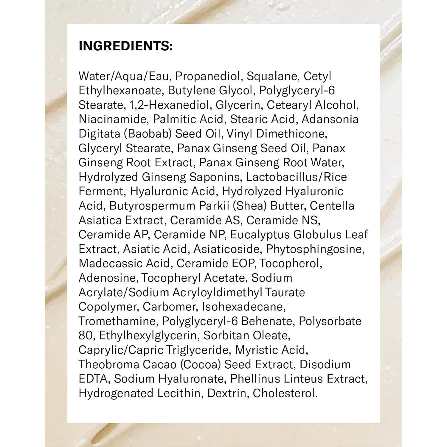 Crema Hidratante Coreana Entonces te conocí 159g Ginseng