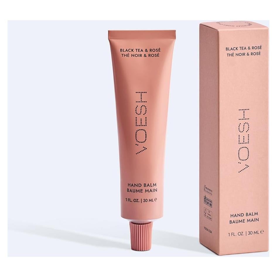 Bálsamo de Manos Vegano VOESH 28g Té Negro y Rosado