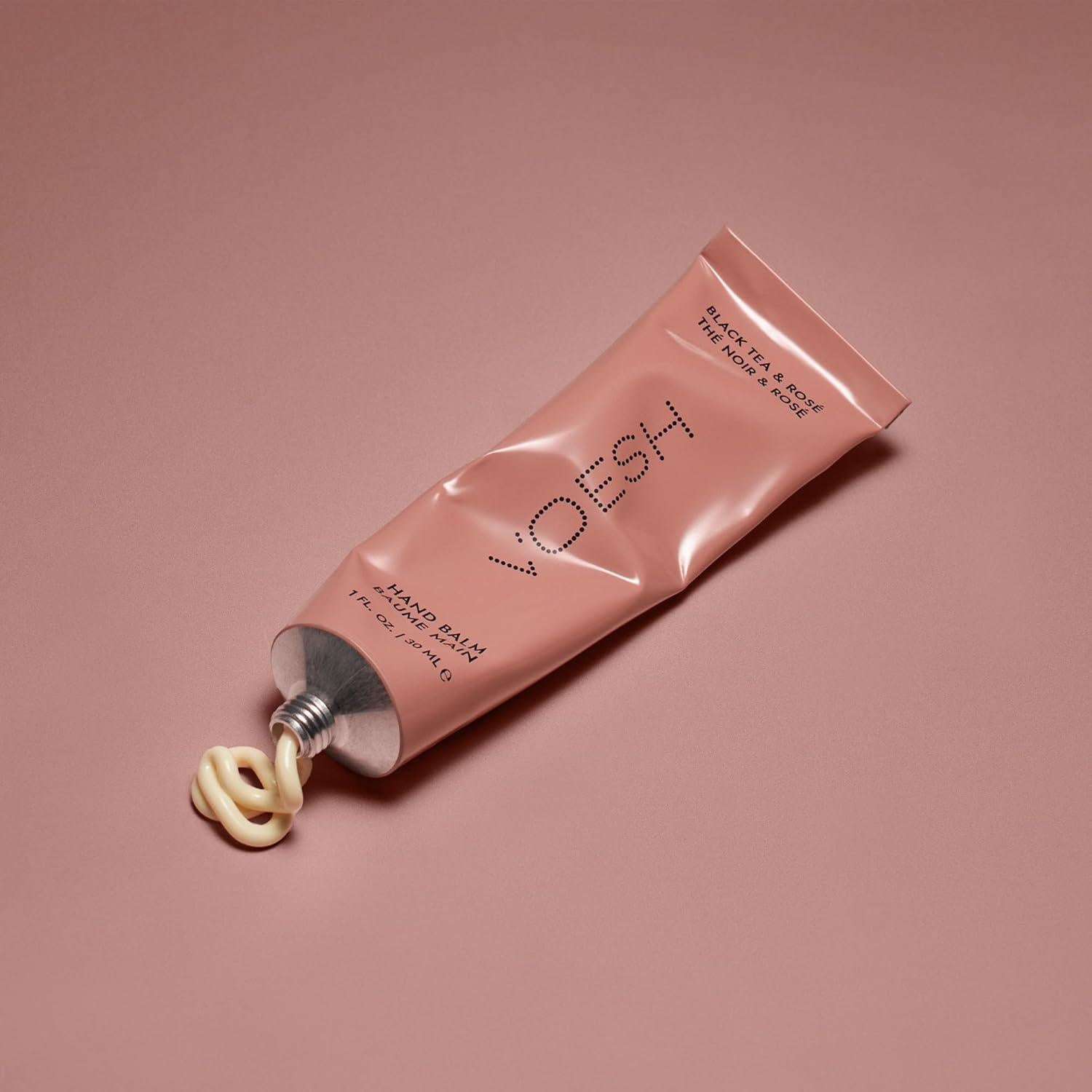 Bálsamo de Manos Vegano VOESH 28g Té Negro y Rosado