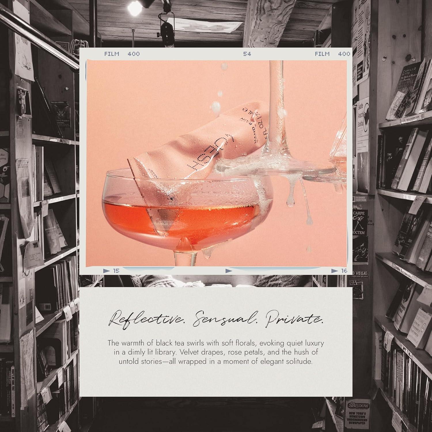 Bálsamo de Manos Vegano VOESH 28g Té Negro y Rosado