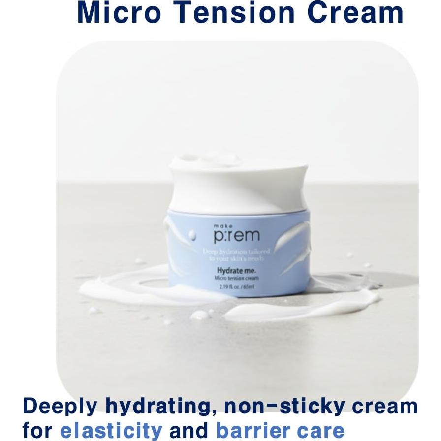 Crema Hidratante Gel Acuoso MAKE P:REM 65ml Piel Seca/Sensible