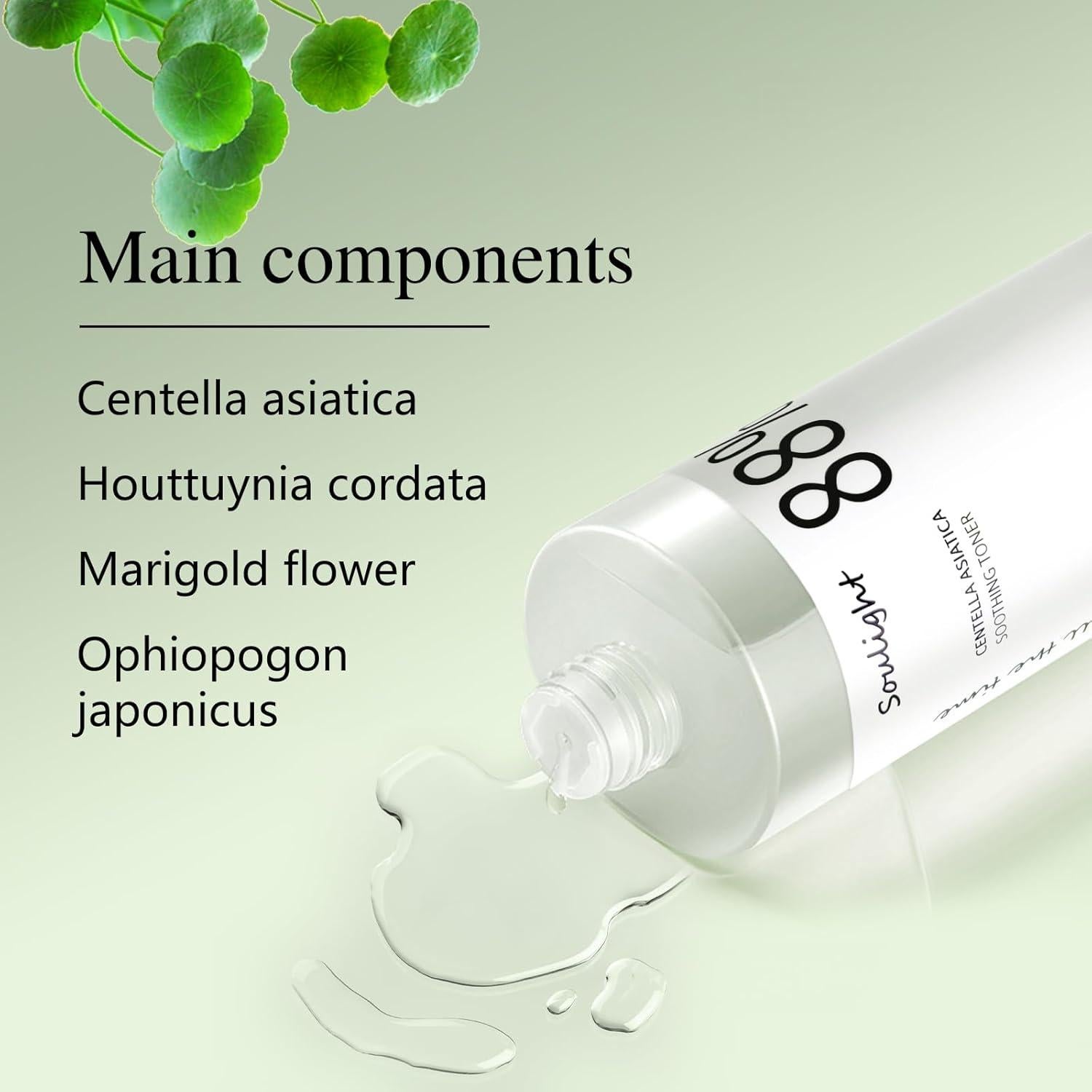 Tónico Facial Hidratante Soulight 88% Centella Asiática 200ml