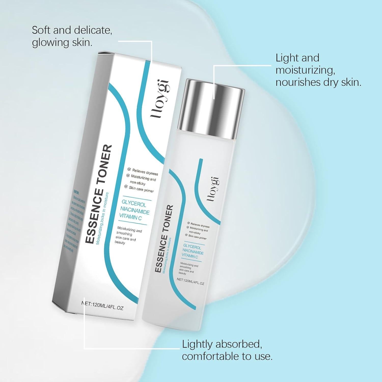 Tónico Hidratante Facial HOYGI 120 ml - Ácido Hialurónico