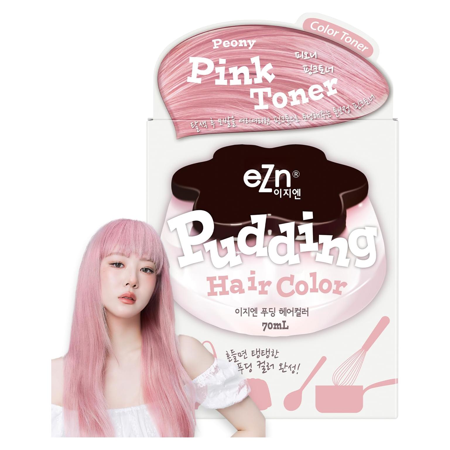 Tinte para Cabello eZn Pudding Rosa Sin Amoníaco 272g