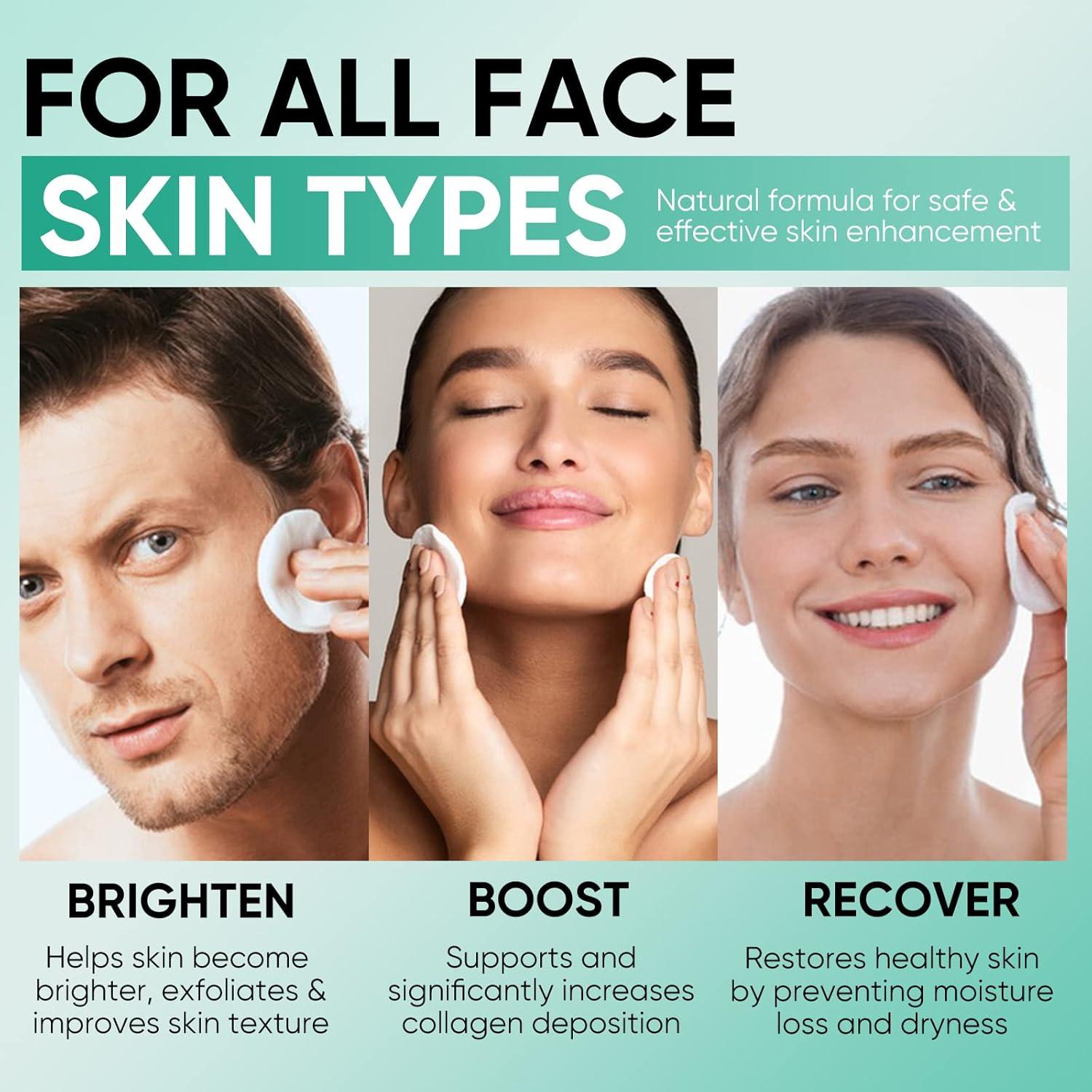 Discos Exfoliantes Faciales Ácido Glicólico 35% AHA 50 Unidades