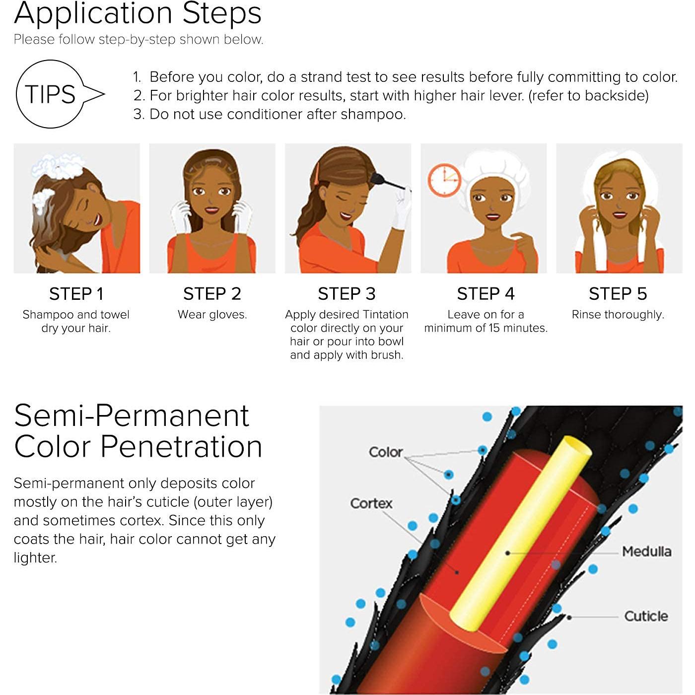 Tinte Semi-Permanente Red by Kiss Marrón Miel 148 ml