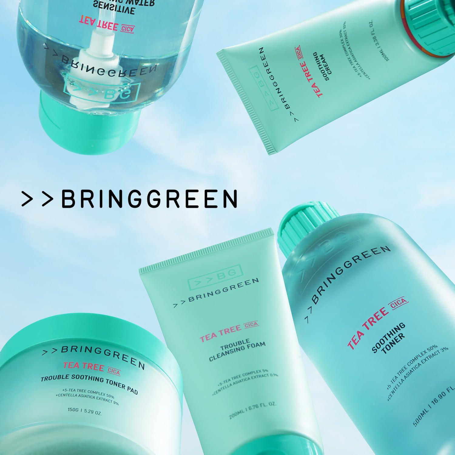 Limpiador Espumoso y Tónico Hidratante Bring Green Cica
