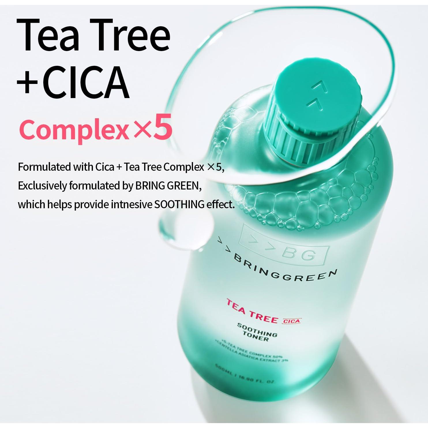 Limpiador Espumoso y Tónico Hidratante Bring Green Cica