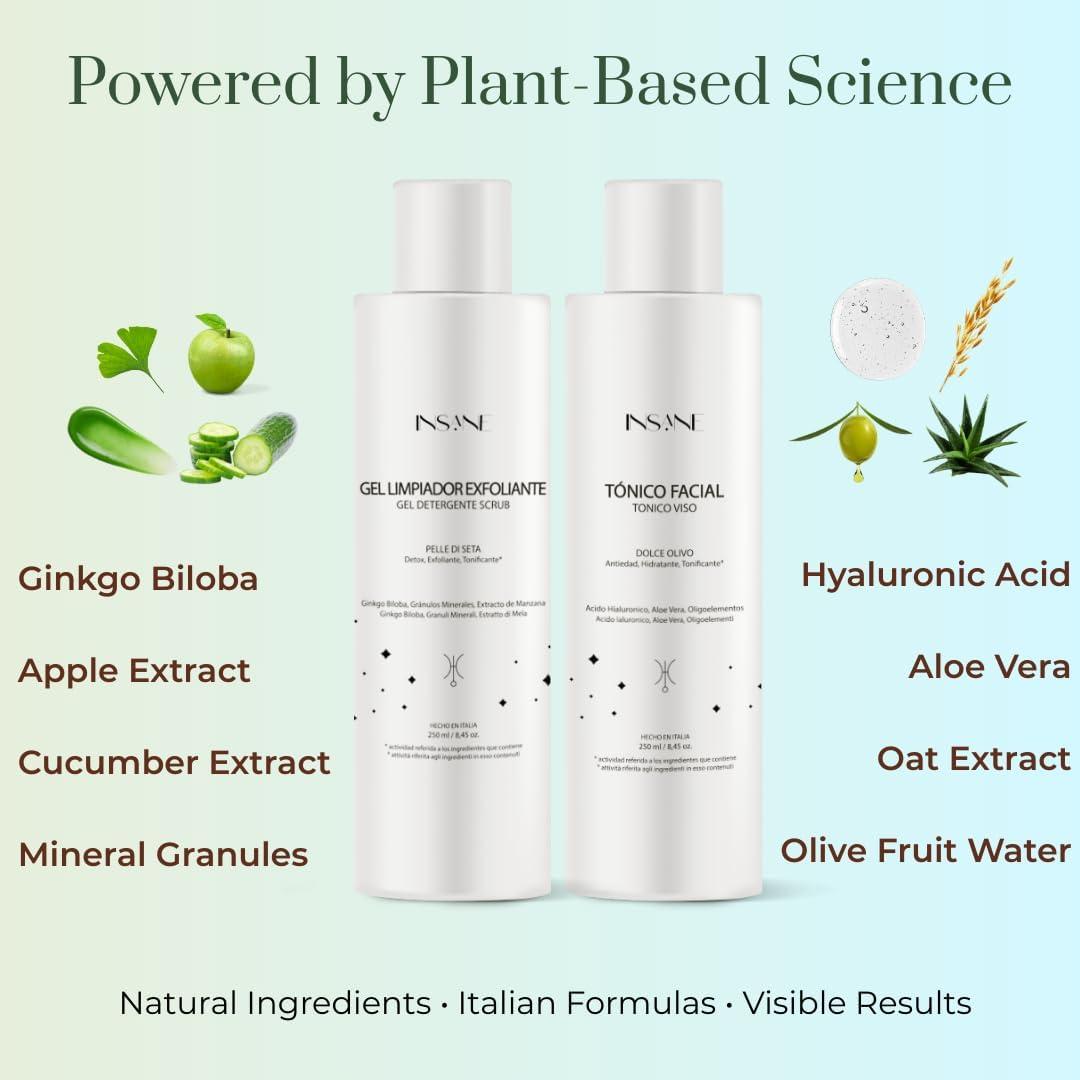 Gel Limpiador Exfoliante Vegano Insane Glow - 200ml - Ácido Hialurónico