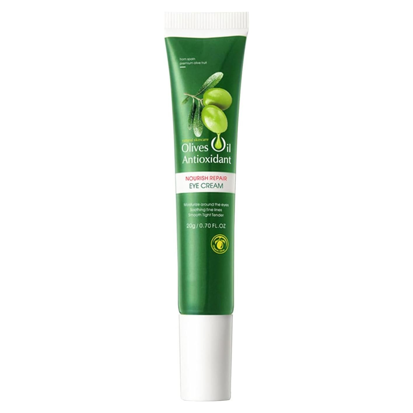 Olive Oil Hydrating Eye Gel Cream Reduces Dark Circles Moisturizes Eye Moisturizer Cream Reduce Fine Lines 20g