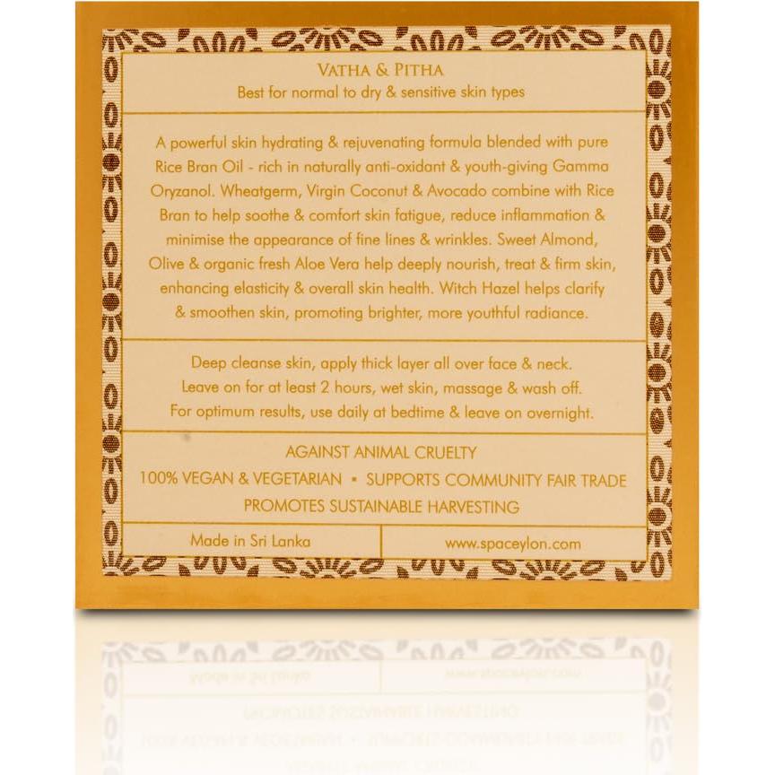 SPA CEYLON Tratamiento Hidratante Nocturno Arroz Blanco 150g