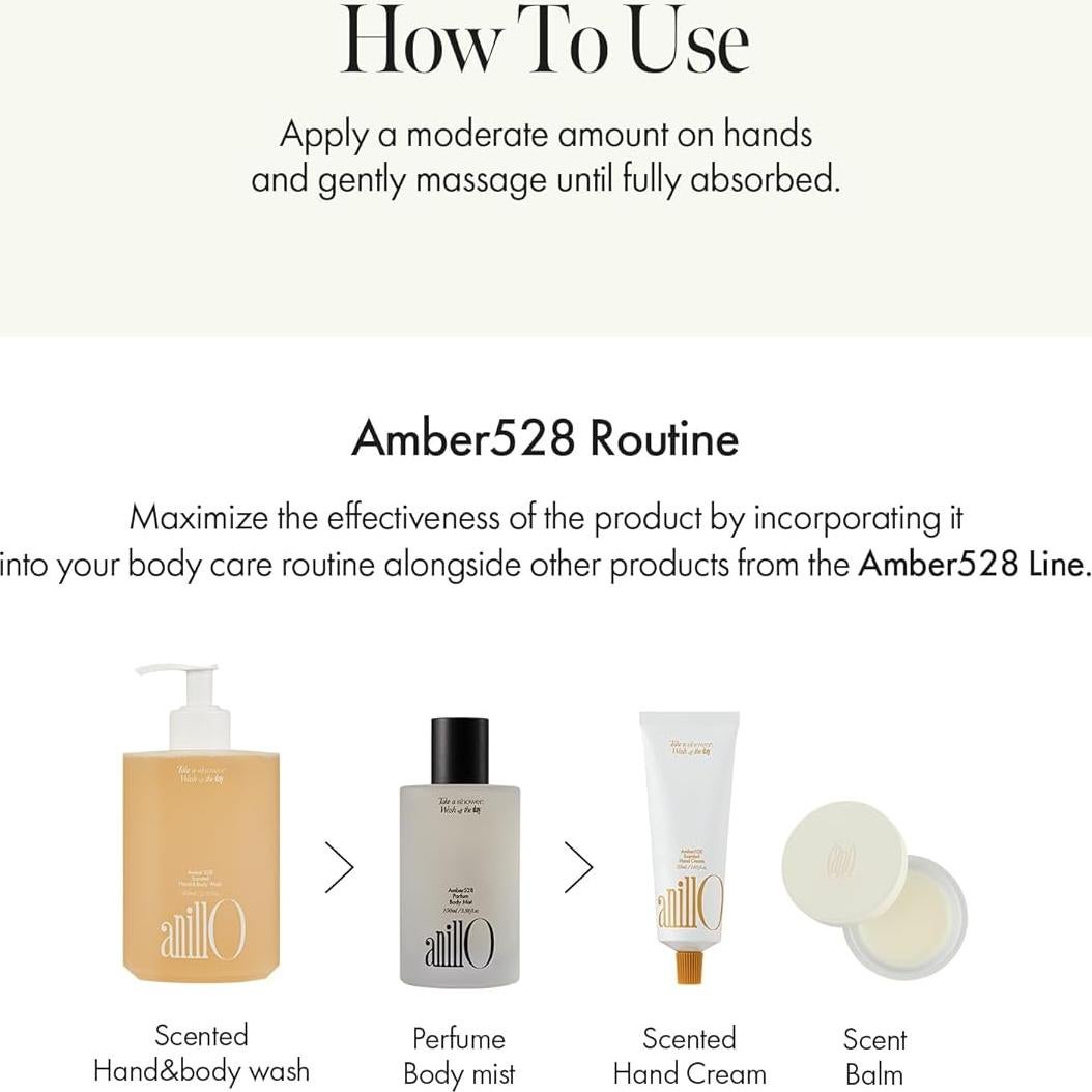 Crema de Manos Amber528 Vegana 50 ml - Hidratante Yuzu