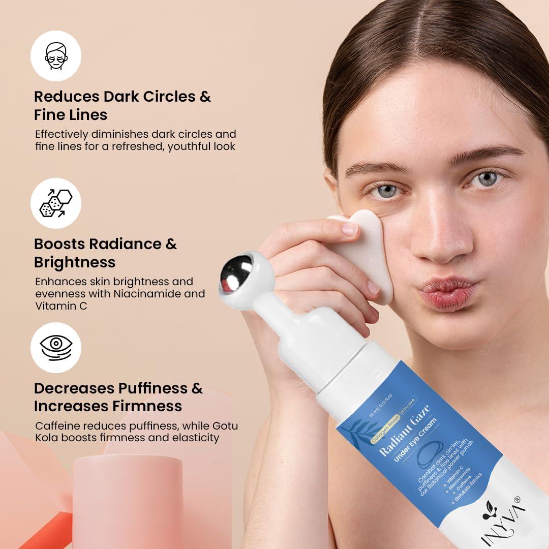 Crema Contorno de Ojos INYVA Radiant Gaze 28.35 g - Hidratante