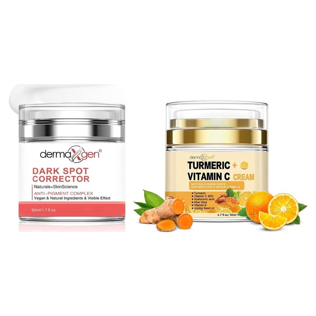 Crema Facial Hidratante Cúrcuma y Vitamina C 2x50.7ml