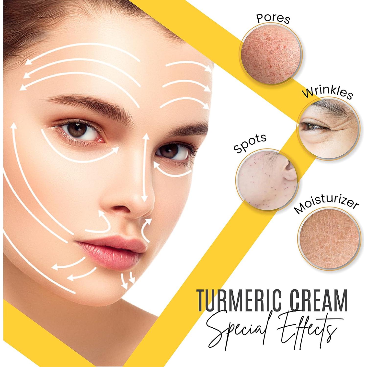 Crema Facial Hidratante Cúrcuma y Vitamina C 2x50.7ml