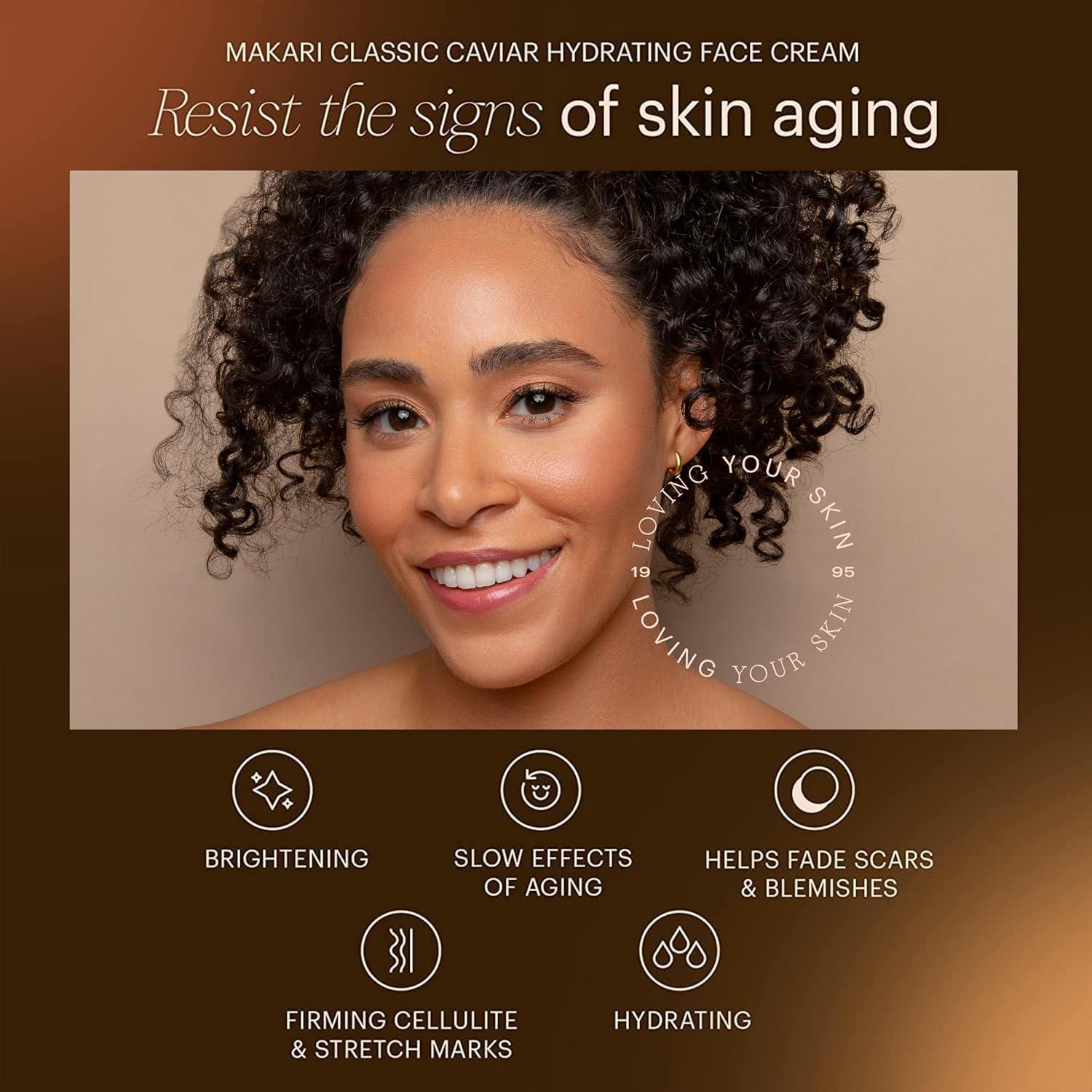 Crema Hidratante Facial Makari Caviar 28.35g - Antiarrugas y Nutritiva