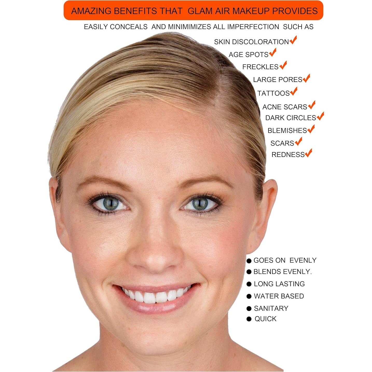 Base de Maquillaje Mate Glam Air 7.4 ml Beige Oliva Natural