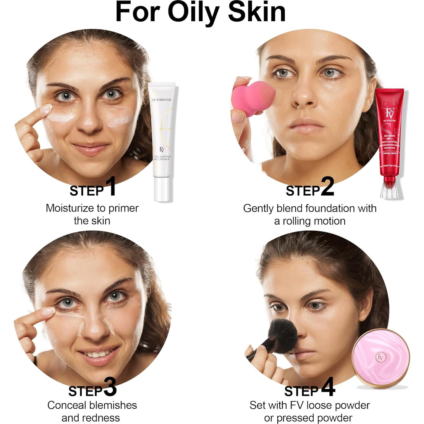 Base Líquida Impermeable FV 30 ml Acabado Mate Marfil Clásico