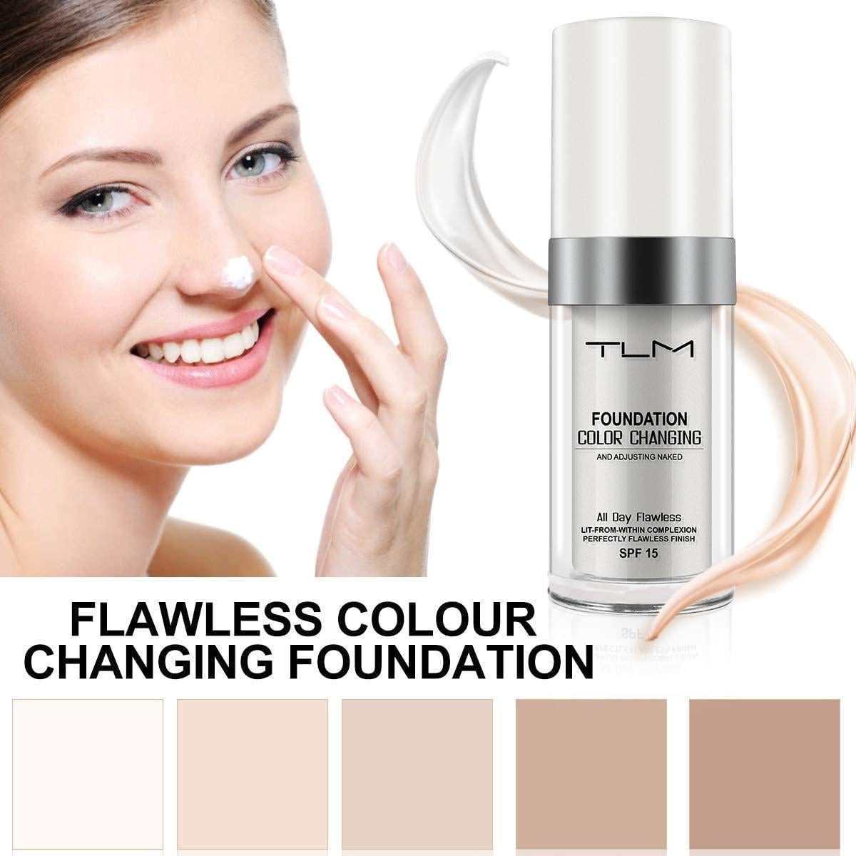 Base de Maquillaje TLM Hidratante 30 ml - Cambia de Color SPF15