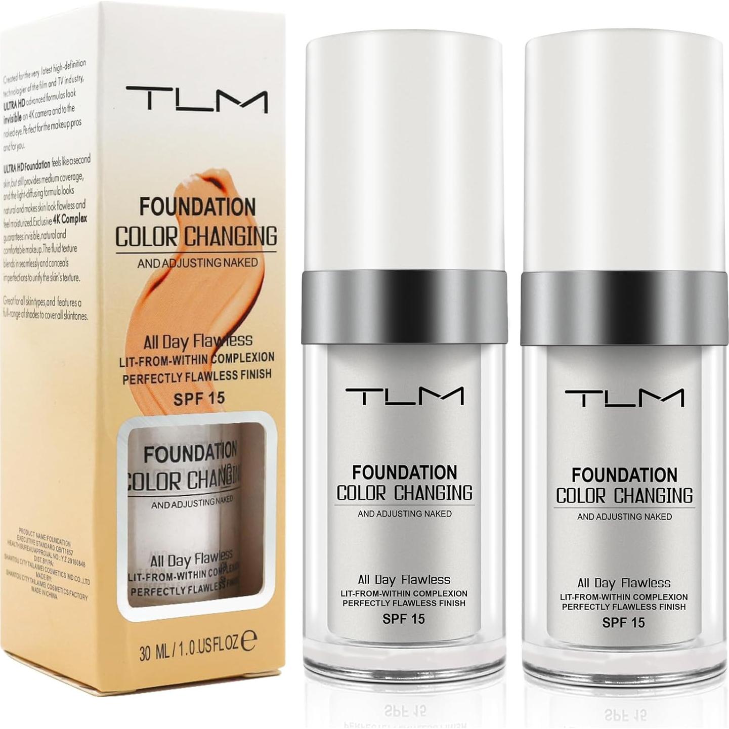 Base de Maquillaje TLM Hidratante 30 ml - Cambia de Color SPF15