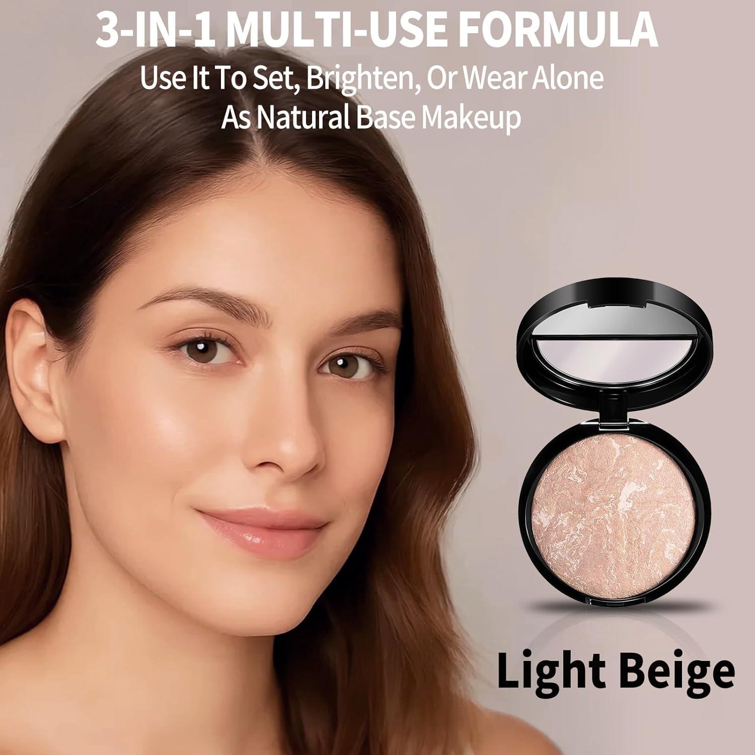 Polvo Compacto Horneado SPRINGSKY 15g - Base, Iluminador y Fijador 03