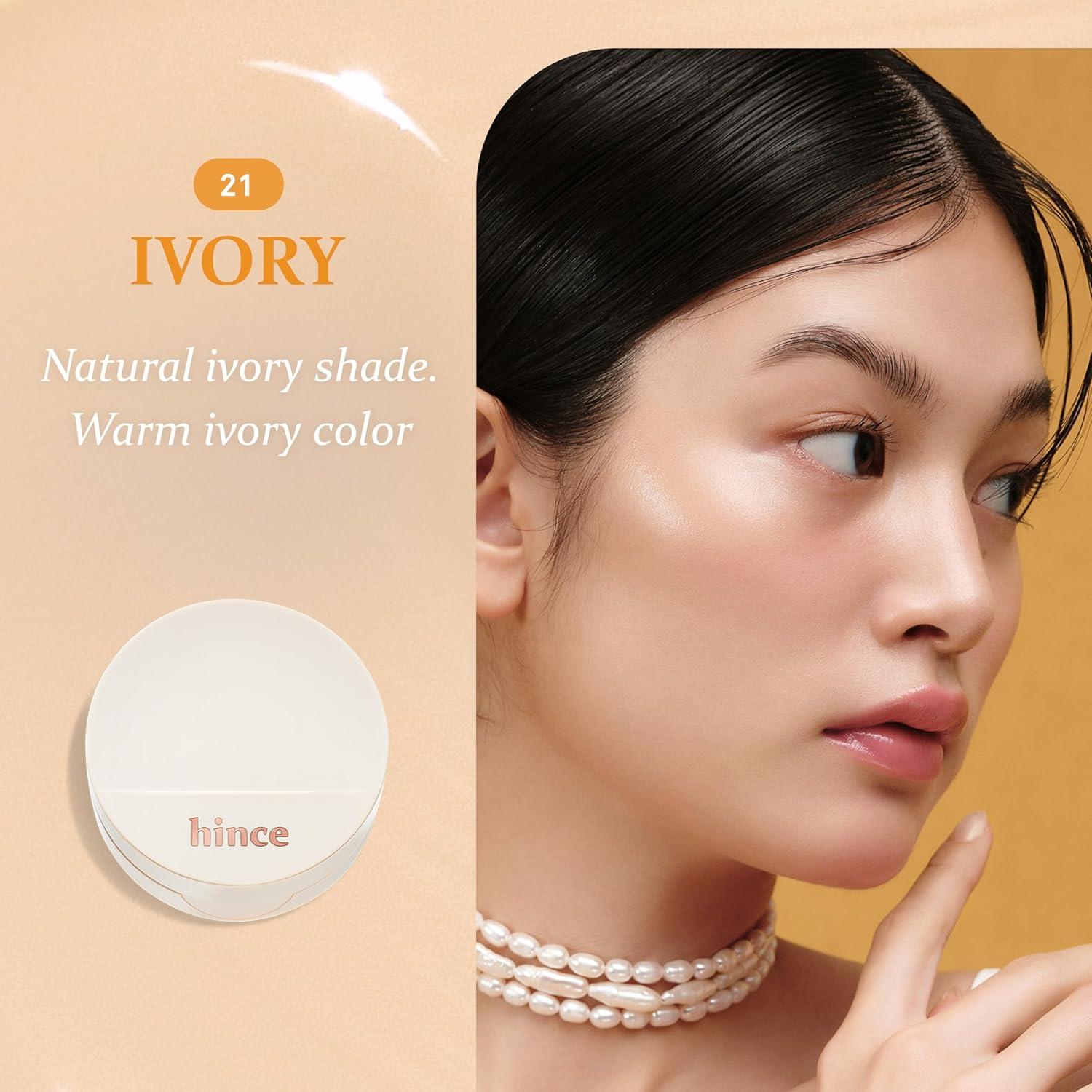 Base de Piel Radiante Hince Glow Cushion 12g - Color Ivory