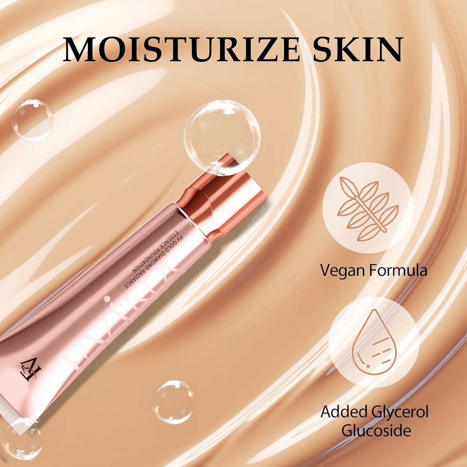 Base Líquida Mate FV 31 ml Trigo - Cobertura Completa Hidratante