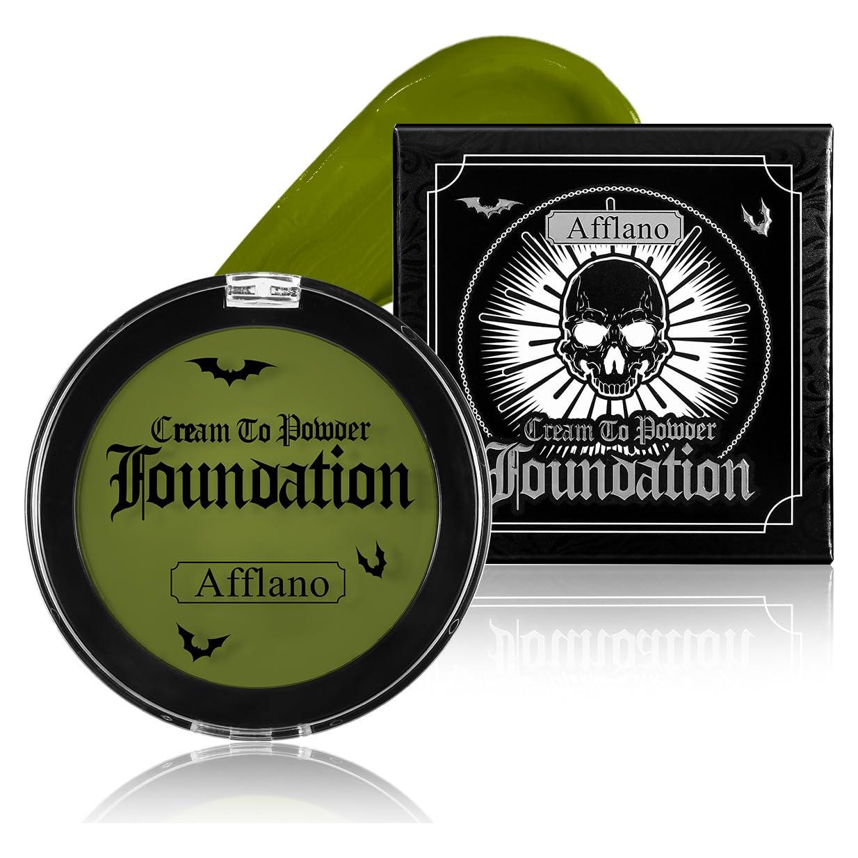 Pintura Facial Verde Oliva No Tóxica para Halloween 50g