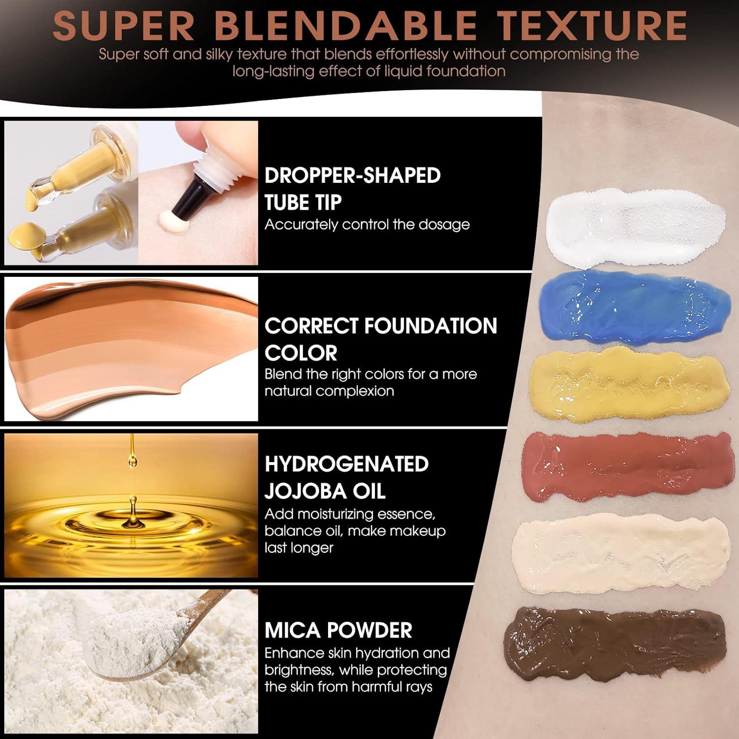 Corrector de Color Amarillo LOKFAR 15.7ml para Base