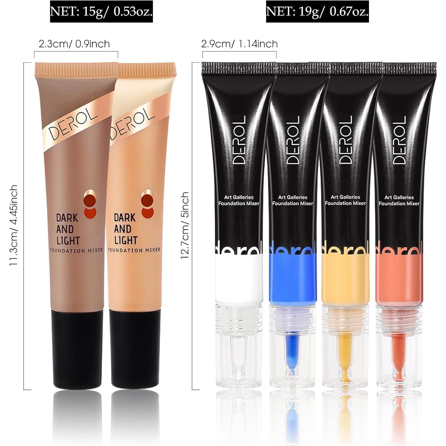 Corrector de Color Amarillo LOKFAR 15.7ml para Base