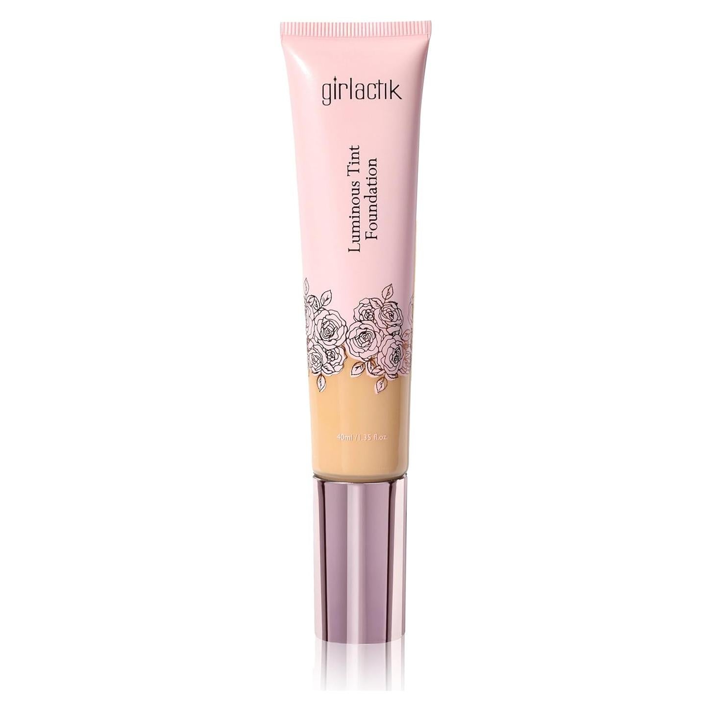 Base de Tinte Luminosa Girlactik 40 ml - Hidratante 2-en-1 Oliva