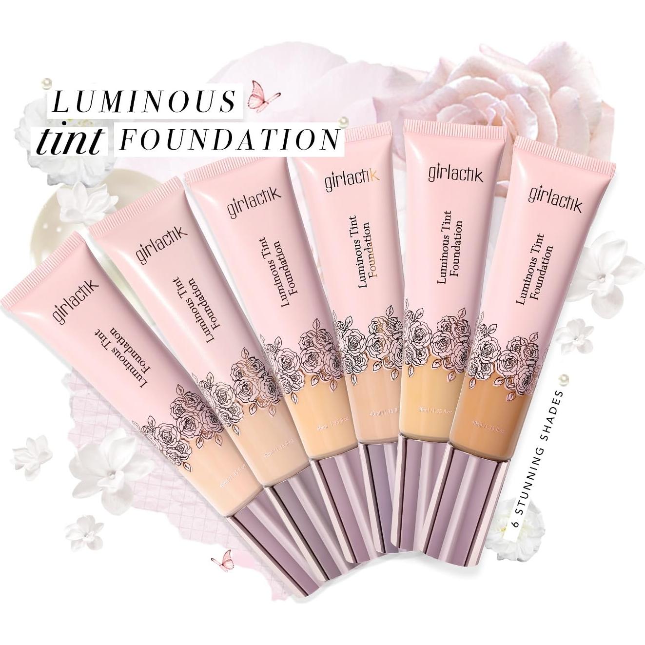 Base de Tinte Luminosa Girlactik 40 ml - Hidratante 2-en-1 Oliva