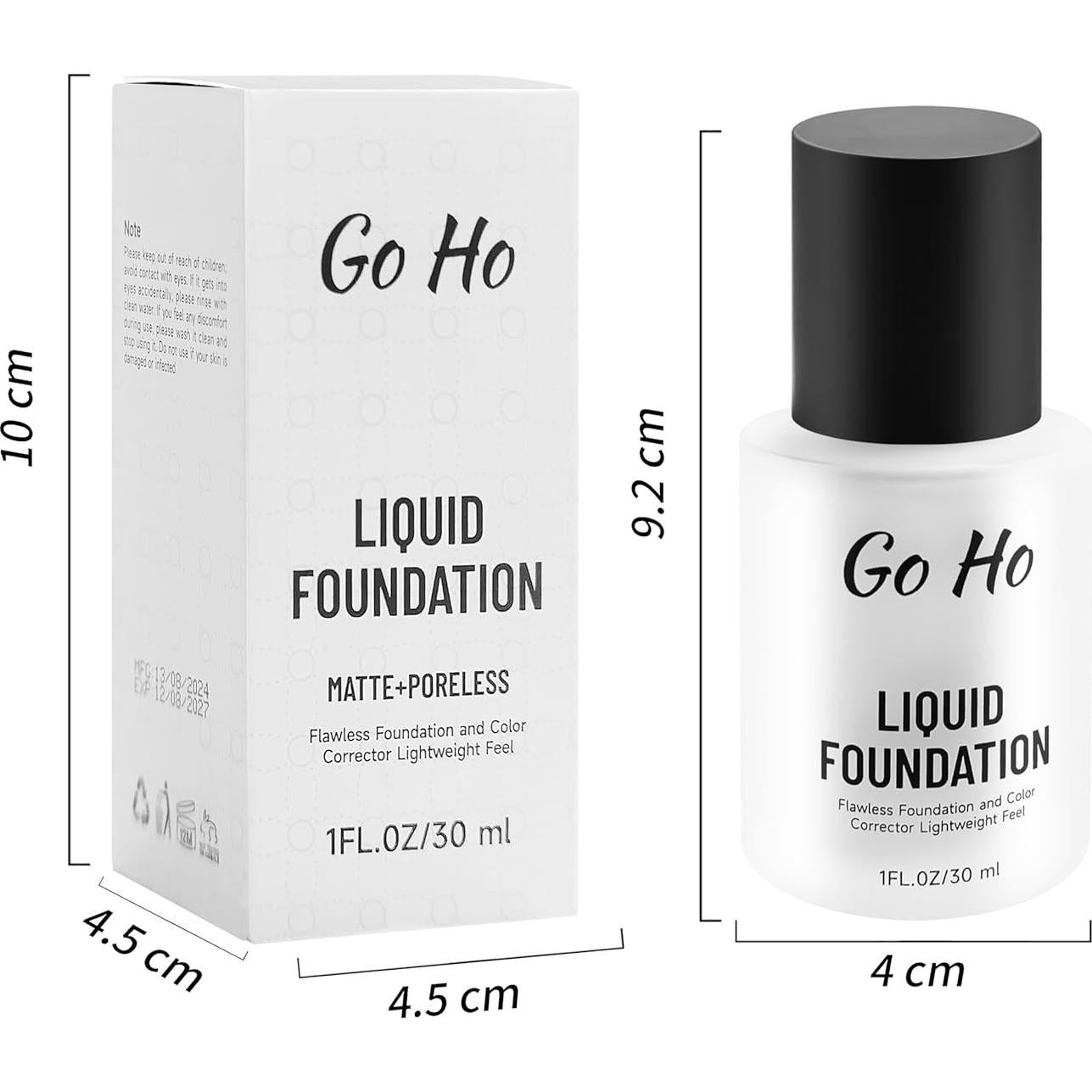 Base Líquida Blanca Go Ho - Corrector de Color Semi-Mate 148g