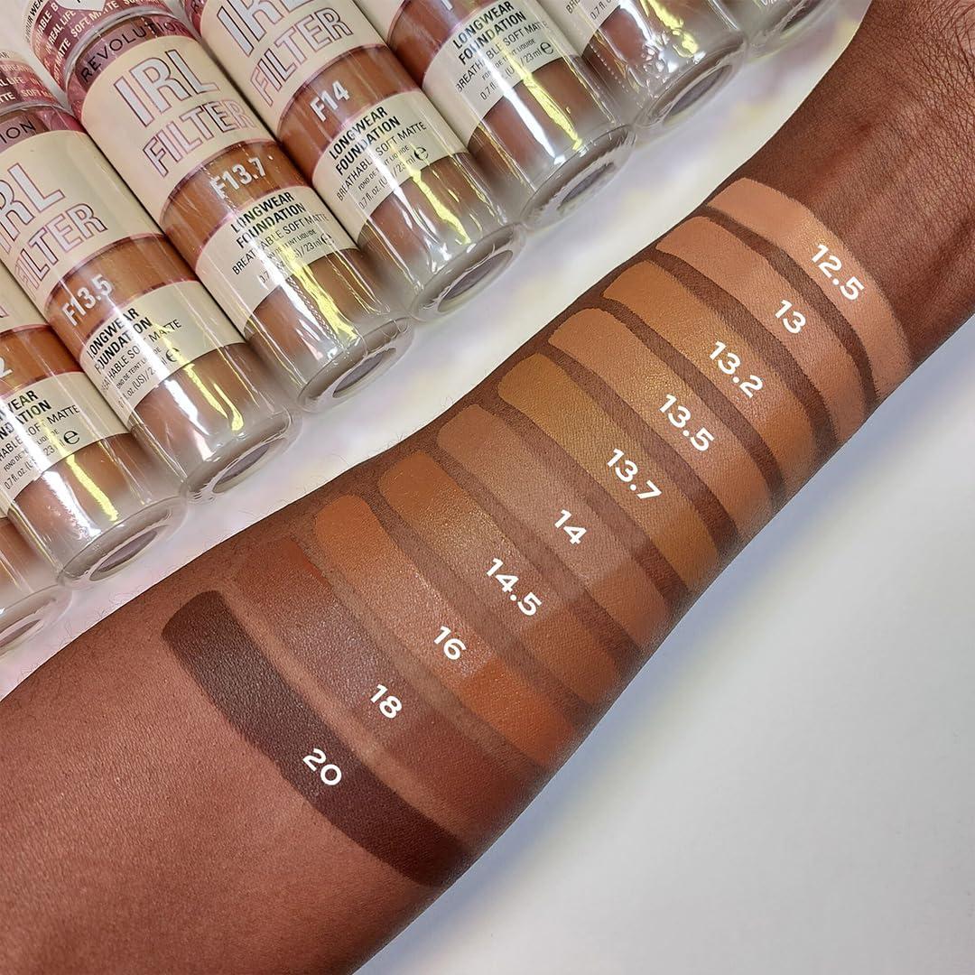 Base de Maquillaje Revolución IRL F10 20.9 ml Larga Duración