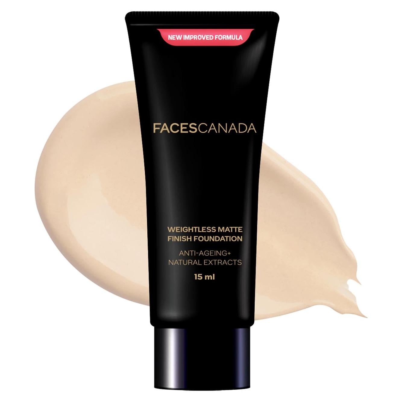 Base Mate Ligera FACESCANADA 15ml - Cobertura Completa Antienvejecimiento