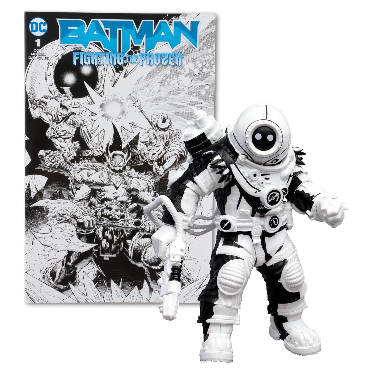 Figura de acción Mr. Freeze McFarlane 17 cm con cómic