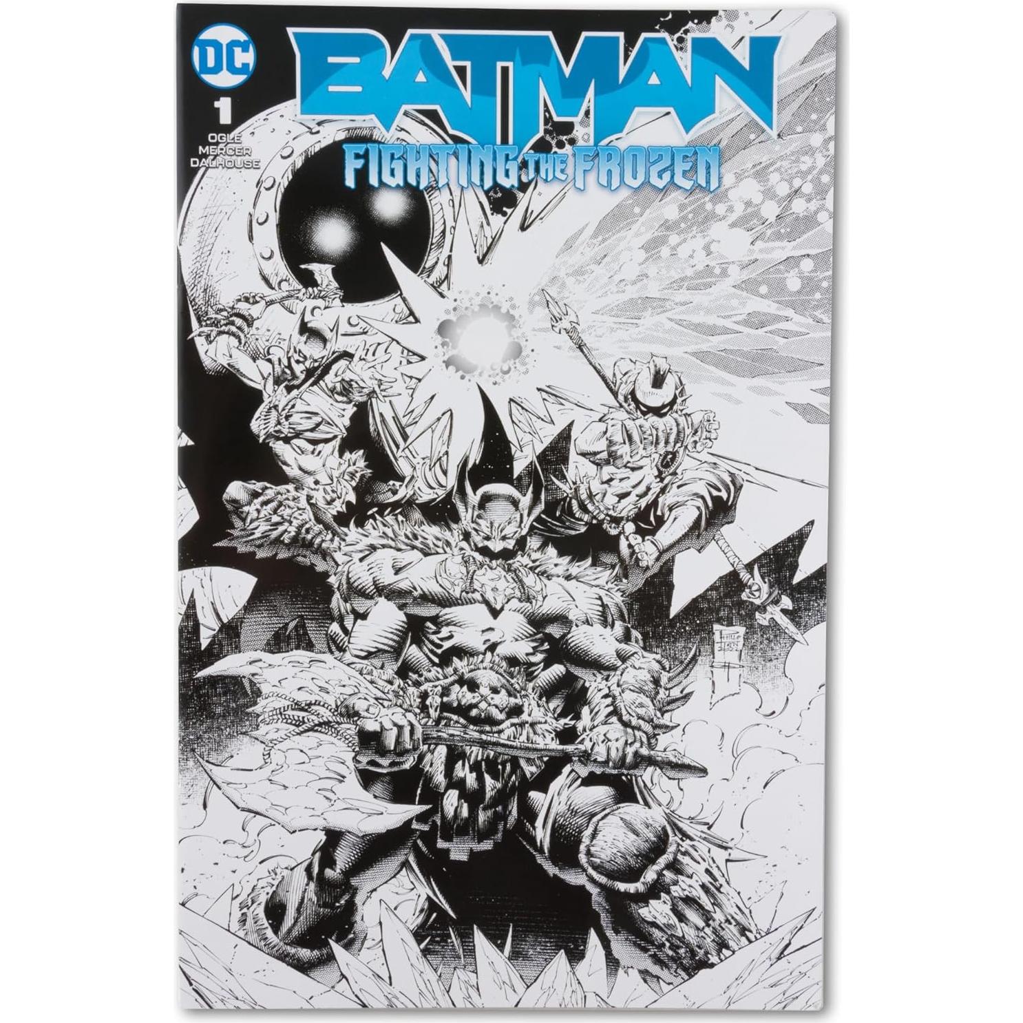 Figura de acción Mr. Freeze McFarlane 17 cm con cómic